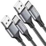 RAVIAD USB C Kabel Schnellladekabel für iPhone 15 Pro Max, Samsung Galaxy S24 S23 S22 S21 S20 S10 S9 S8, Huawei P60, Xperia, OnePlus