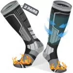 Reamphy Merino Wollsocken für Herren und Damen – Atmungsaktive Thermosocken für Wintersport