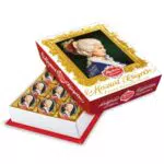 Reber Constanze Mozart-Kugeln mit Pistazien, Marzipan und Nougat