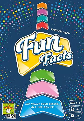 Repos Production Fun Facts - Partyspiel für 4-8 Spieler ab 8 Jahren
