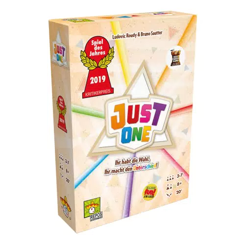 Repos Production Just One - Grundspiel, Partyspiel, Spiel des Jahres 2019 für 3-7 Spieler