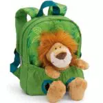 Kuscheltier Rucksack Löwe - Abnehmbarer Kindergartenrucksack für Jungen und Mädchen