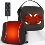 Rückenmassagegerät mit Hitze – Shiatsu Massagegerät für Nacken und Rücken