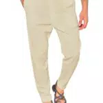 Runcati Herren Lang Hosen - Leichte Loose Fit Baumwoll Freizeithosen mit Taschen