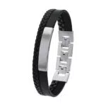 s.Oliver Armband Edelstahl Leder Herren Armschmuck Geschenkbox 2036861