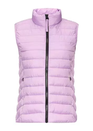 s.Oliver Damen Steppweste mit Stehkragen, Modell 2151755