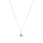 s.Oliver Halskette 925 Sterling Silber mit Zirkonia für Mädchen, Modell 2033912