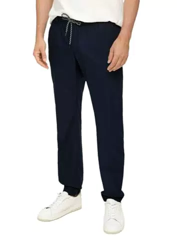 s.Oliver Herren Joggpant mit Tunnelzug - Bequeme Freizeithose für jeden Anlass