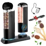 Elektrische Salz- und Pfeffermühle mit Keramikmahlwerk und LED-Beleuchtung