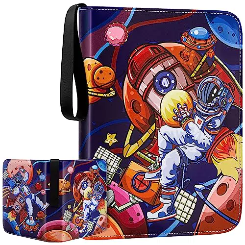 Betoores Sammelalbum für Sammelkarten – Ordner mit 4 Taschen und 50 Seiten