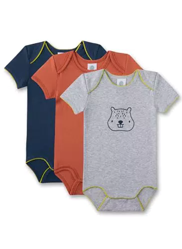 Sanetta Baby-Body Kurzarm – Hochwertiger Bio-Baumwolle Body für Jungen