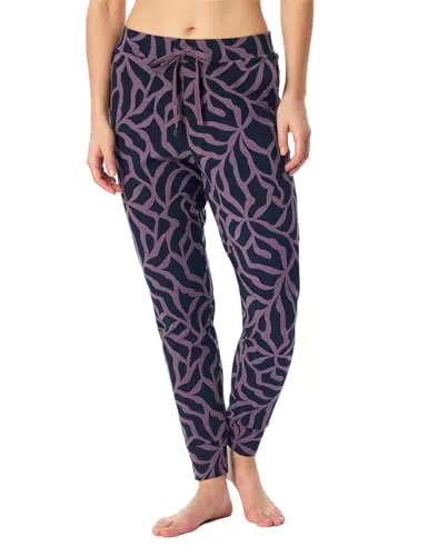 Schiesser Damen Schlafhose Lang Baumwolle-Mix Relax Pyjamaunterteil