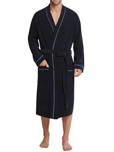 Schiesser Herren Bademantel Reisemantel