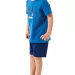 Schiesser Jungen Schlafanzug Set Pyjama kurz aus 100% Bio-Baumwolle