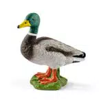 Schleich Farm World Erpel 13824 – Detailgetreue Bauernhof Spielfigur für Kinder