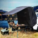 Schleuder Heckzelt für SUV – Mückenschutz, Autobett und einfaches Camping