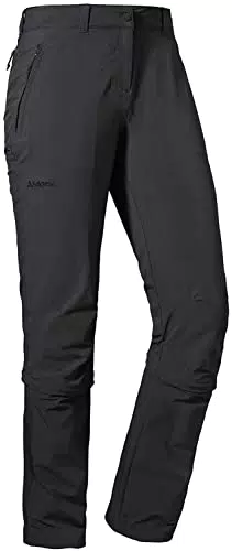 Schöffel Damen Pants Engadin1 Zip Off, elastische Damen Hose mit Zip-Off Funktion