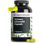Schwarzkümmelöl Kaltgepresst – 1000 mg ägyptisches Öl für optimale Gesundheit