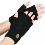 SELBATON Thermische fingerlose Handschuhe für Winteraktivitäten und Arbeit