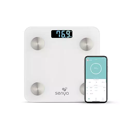 Senya Personenwaage mit Bluetooth und Fitday-App zur Gesundheitsüberwachung