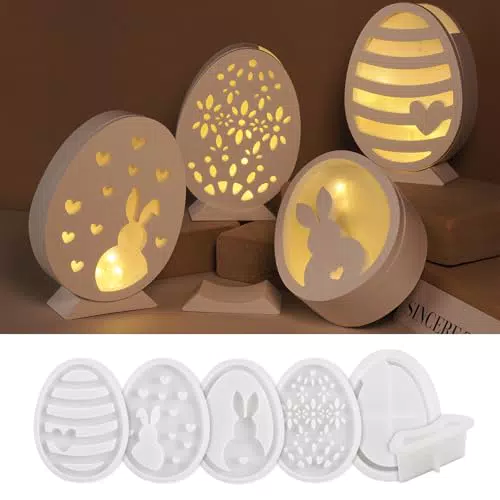 Silikonformen Ostern - Gießformen für Osterhasen und Eier Deko