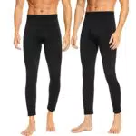 SIMIYA Lange Unterhosen Herren Winter - Thermo Leggings mit Eingriff und Winddicht