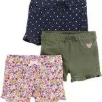 Simple Joys by Carter's Baby-Mädchen Strickshorts 3er Set