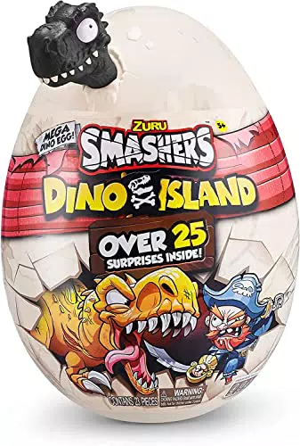 Smashers Dino Island Mega Ei – T-Rex mit über 25 Überraschungen entdecken!