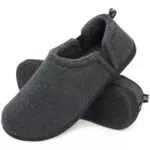 Snug Leaves Herren Fuzzy Kunstwolle Memory Foam Hausschuhe Anti-Rutsch