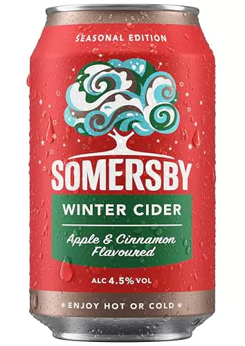 Somersby Winter Cider – Fruchtiger Cider mit Apfel-Zimt Geschmack, 4,5% Vol.