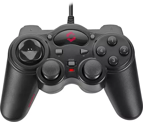 Speedlink THUNDERSTRIKE PC Gamepad mit USB, Schnell- und Auto-Feuer-Funktion