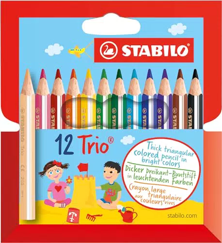 STABILO Trio dick kurz Buntstift - 12er Pack