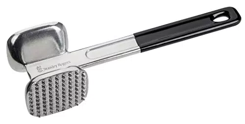 Stanley Rogers Fleischklopfer 26 cm - Fleischhammer mit Softtouch-Griff und Aluminium-Funktionsteil