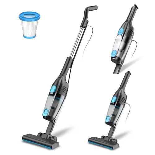 **Marke Staubsauger 3-in-1 mit 600W, Beutellos, für Tierhaare und Teppiche**