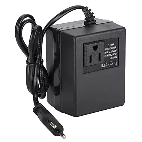 Steckeradapter 300W - Leistungstransformator AC 220V auf 110V EU Adapter