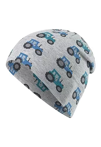 Sterntaler Beanie Traktor - Baby Mütze mit UV-Schutz 50+ und Traktor Druck