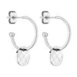 Tamaris Damen Ohrring in Silber aus Edelstahl TJ-0055-E-18