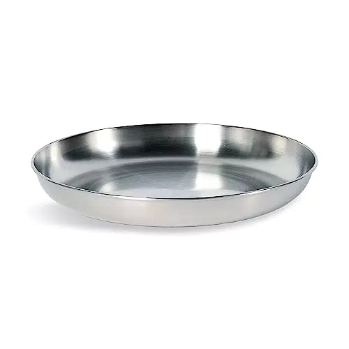 Tatonka Camping-Teller aus Edelstahl (Ø 23 cm) - Lebensmittelecht und resistent