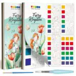 TECJOE Wasserbücher für Kleinkinder – Aquarellmalpapier für kreative Kunstprojekte