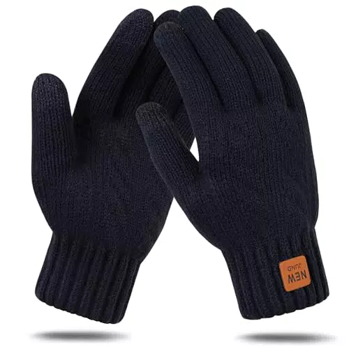 TESELOR Winterhandschuhe Damen Touchscreen Strickhandschuhe Thermo für Outdoor