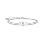 Thomas Sabo Damen Armband Herz aus 925 Sterlingsilber, Modell A2091-041-9