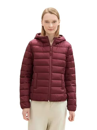 TOM TAILOR Denim Damen Steppmantel mit Kapuze, Modell 1042098