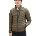 TOM TAILOR Herren Hybrid Steppjacke mit Stehkragen