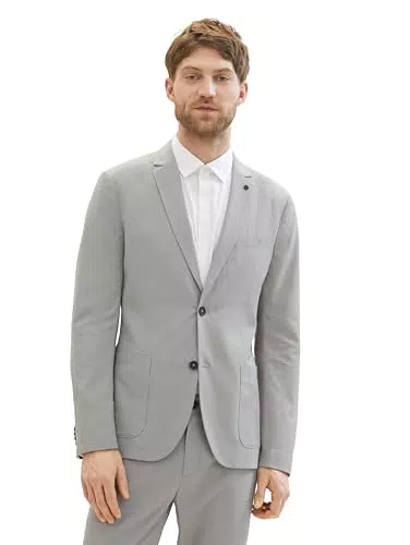TOM TAILOR Herren Stretch Sakko mit Reverskragen, Modell 35224