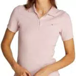 Tommy Hilfiger Damen Poloshirt Kurzarm 1985 Pique Slim Fit