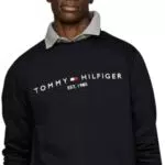 Tommy Hilfiger Herren Sweatshirt Logo ohne Kapuze