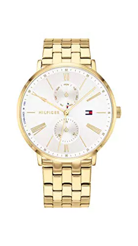 Tommy Hilfiger Quarz Uhr für Damen mit Edelstahlarmband - Modell 1782069