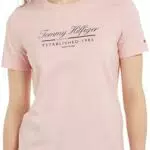 Tommy Hilfiger REG Script Graphic Langarmhemd Damen