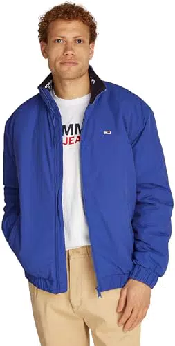 Tommy Jeans Herren Jacke Essential Padded Jacket mit Reißverschluss