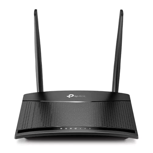 TP-Link TL-MR100 LTE Router 4G bis zu 150 Mbit/s, WLAN N300, Plug and Play